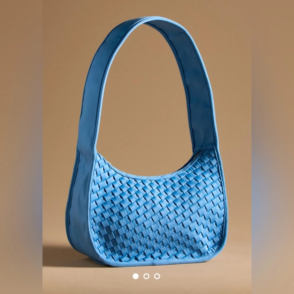 Anthropologie Woven Neoprene Shoulder Bag, NWT - Picture 1 of 8